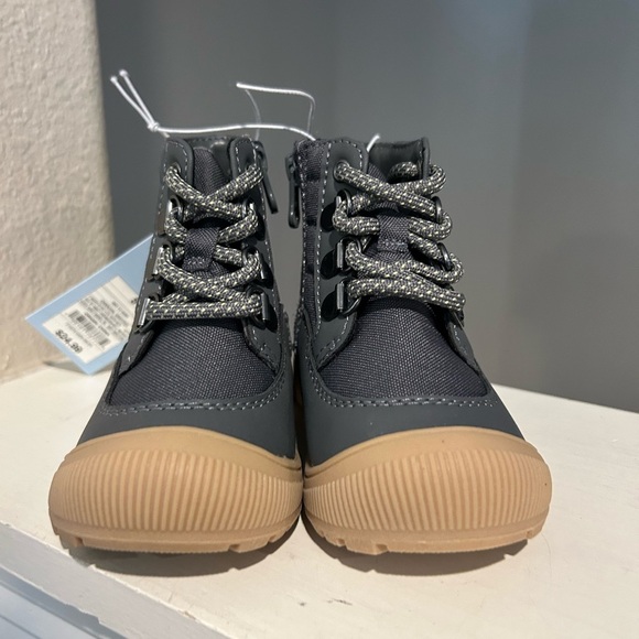 Cat and Jack Boys/Girls Charcoal Gray Fox Boots Toddler Size 5 - Picture 9 of 9